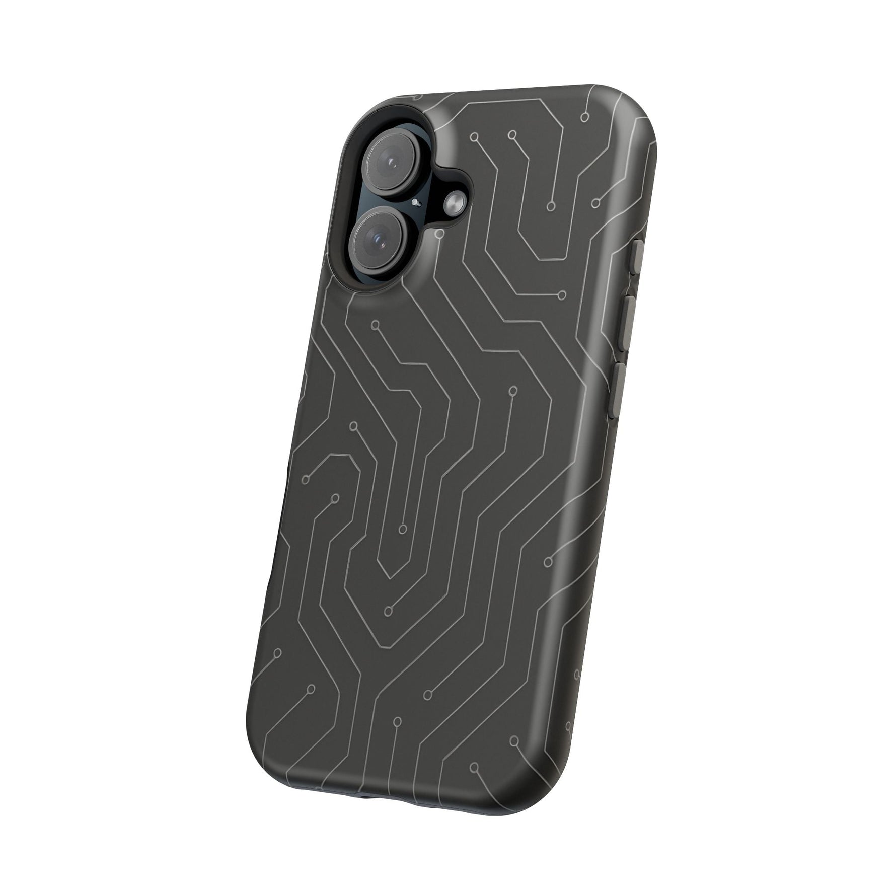Black Circuit Board Design iPhone Case | MagSafe  Shamo's