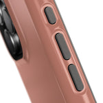 Terracotta Rose MagSafe Compatible Impact-Resistant iPhone Case