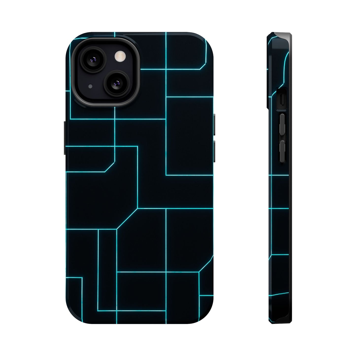 Neon Grid Magnetic Impact-Resistant iPhone Case | MagSafe compatible  Shamo's iPhone 13 / Glossy