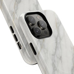 Classic White Marble iPhone Case with MagSafe  Shamo's