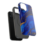 Blue Gold Marble Phone Case  Shamo's