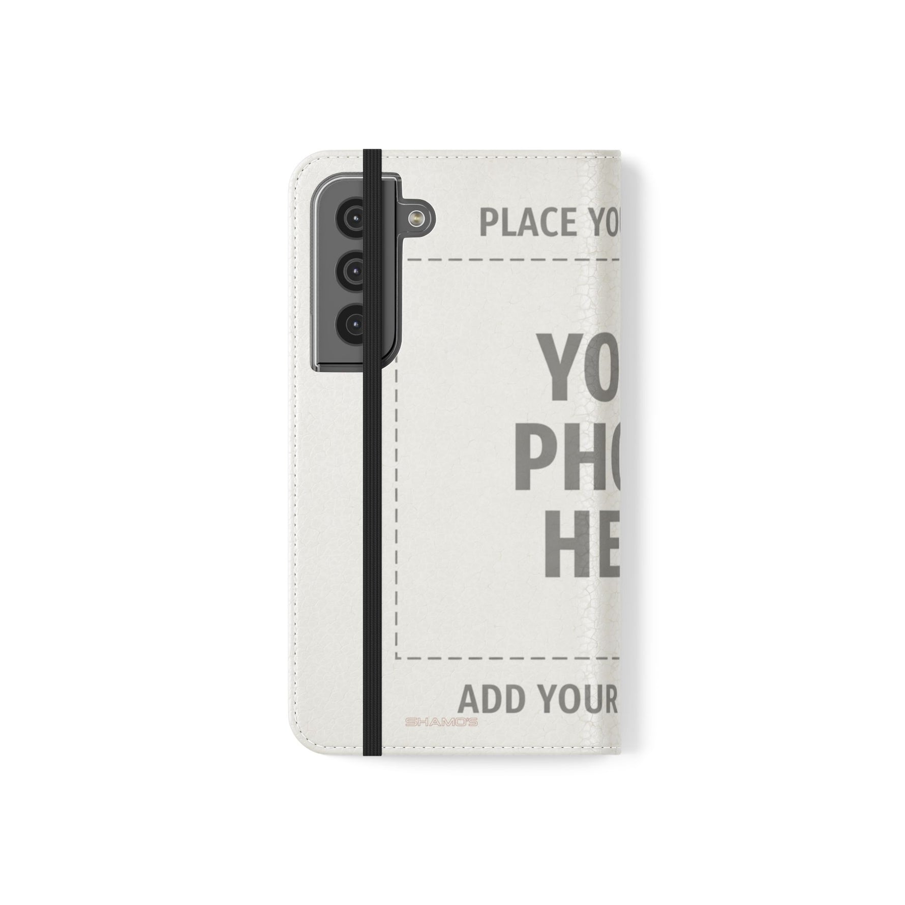 Personalized Flip Wallet Phone Case – Custom Photo & Text Wallet Cover