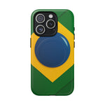 Brazil Flag iPhone Case | MagSafe - Shamo's