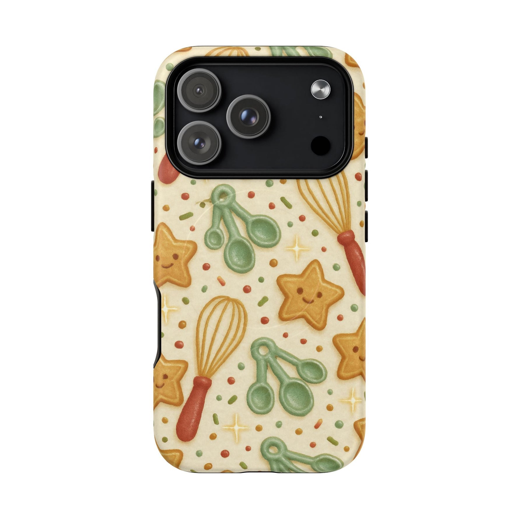 Baking Holiday iPhone Case — Cute Whisk & Cookie Pattern | compatible with MagSafe  Shamo's