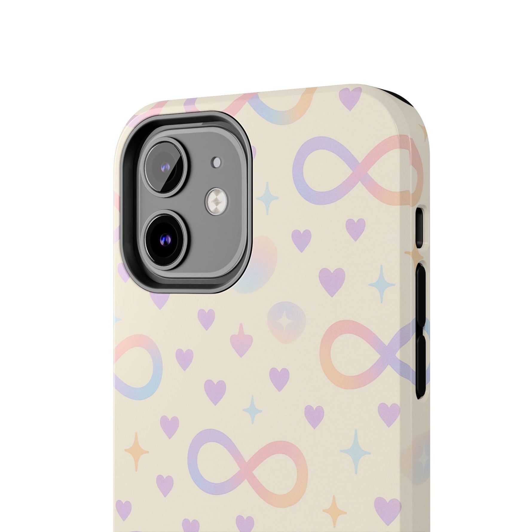 Infinity Pattern Tough Phone Case — Pastel Hearts & Stars  Shamo's