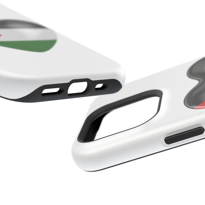 MagSafe Tough Cases with Palestinian flag in heart shape