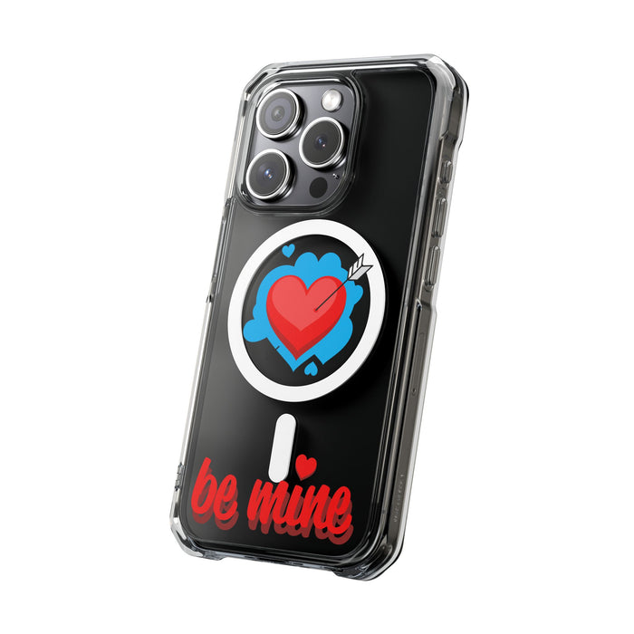 Magnetic Clear Phone Case | Compatible with MagSafe | Be Mine Love Edition