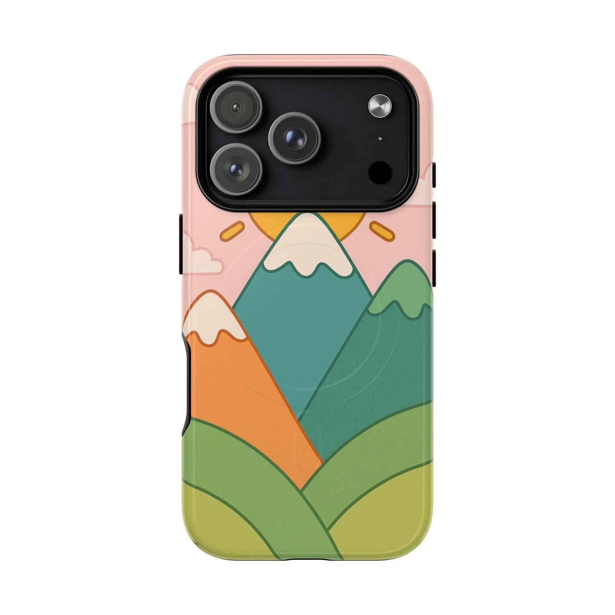 Mountain Sunrise Phone Case - Tough MagSafe Magnetic Design