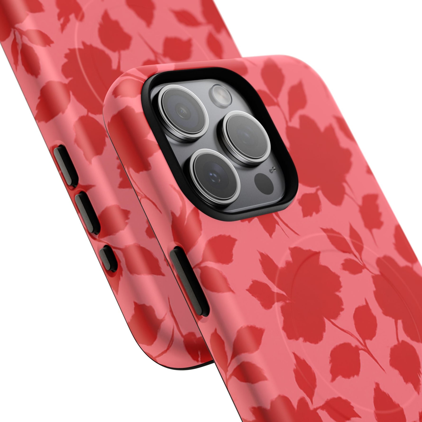 Red Floral Love iPhone Case (MagSafe compatible)  Shamo's