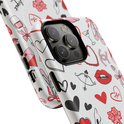 Love Doodle Tough iPhone Case (MagSafe compatible)