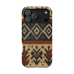 Nordic Knit Pattern MagSafe Impact-Resistant iPhone Case  Shamo's iPhone 17 Pro Max / Matte