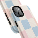 Pastel Checkerboard Pattern iPhone Cases - MagSafe - Shamo's
