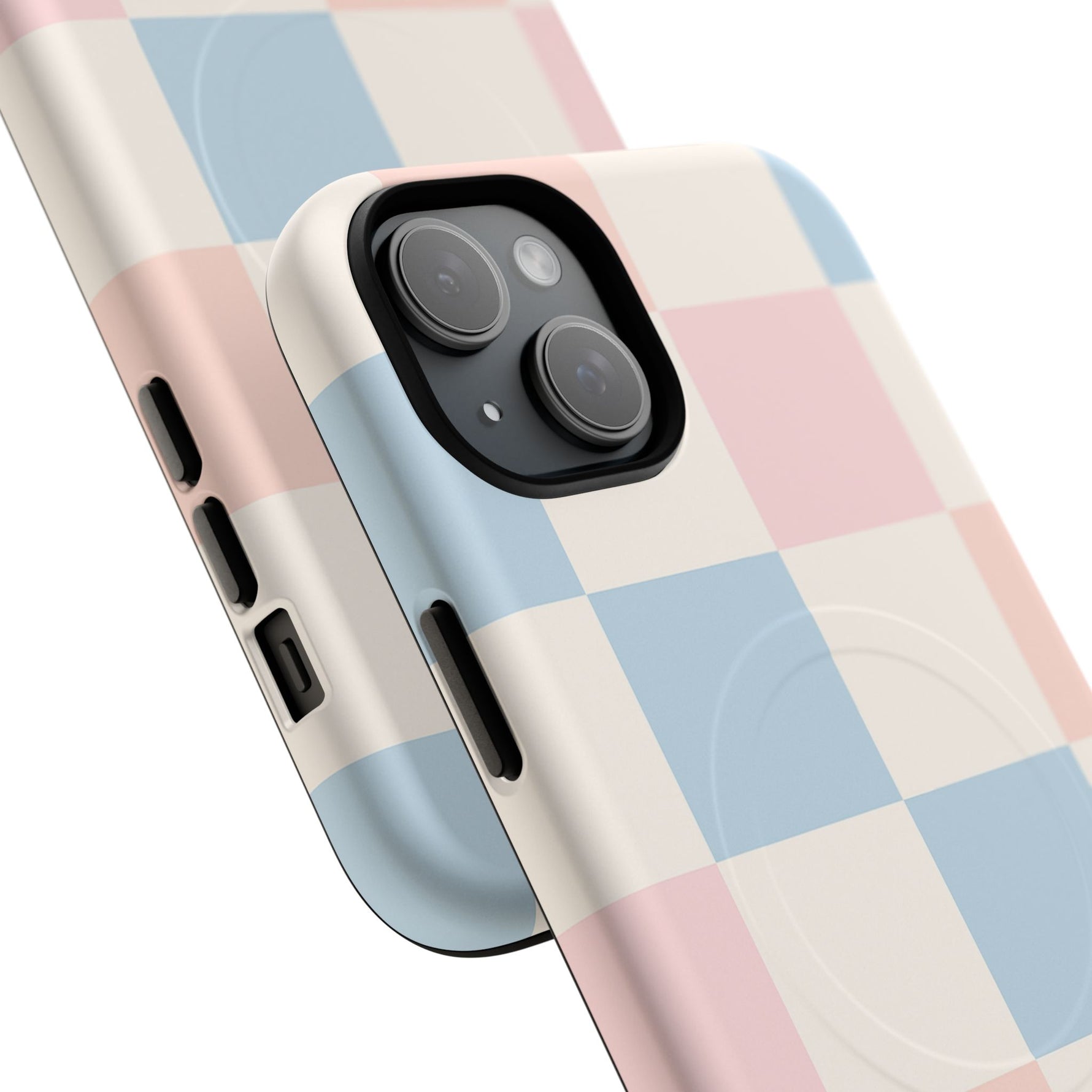 Pastel Checkerboard Pattern iPhone Cases - MagSafe - Shamo's
