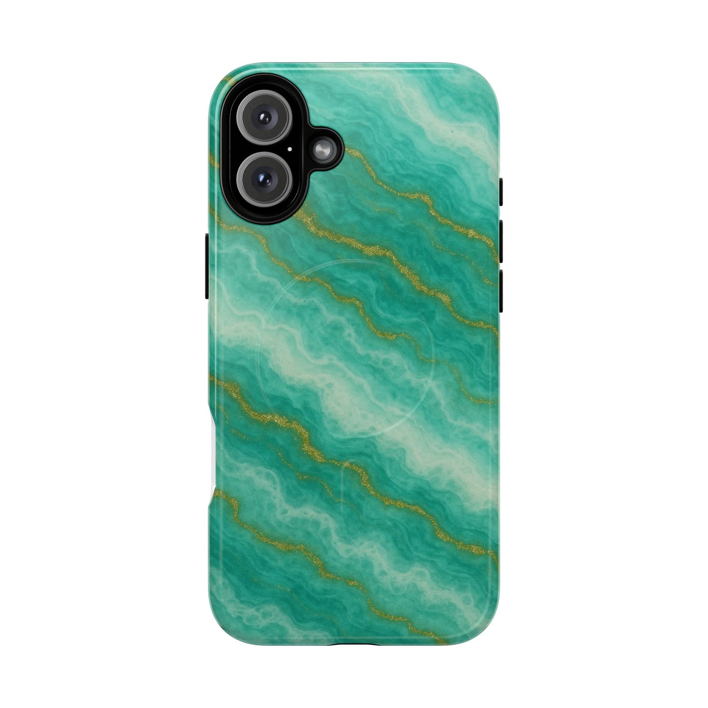 Ocean Marble Flow iPhone Case with MagSafe - Shamo's