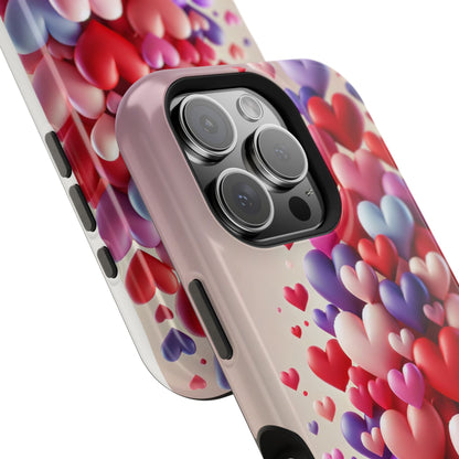 Shamo's Phone Case | MagSafe Compatible | Love Hearts Theme for iPhone 17 and more