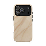 Luxury Series Marble Beige iPhone Case compatible with MagSafe - Shamo's