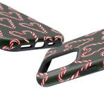 Candy Cane Heart MagSafe Impact-Resistant iPhone Case  Shamo's