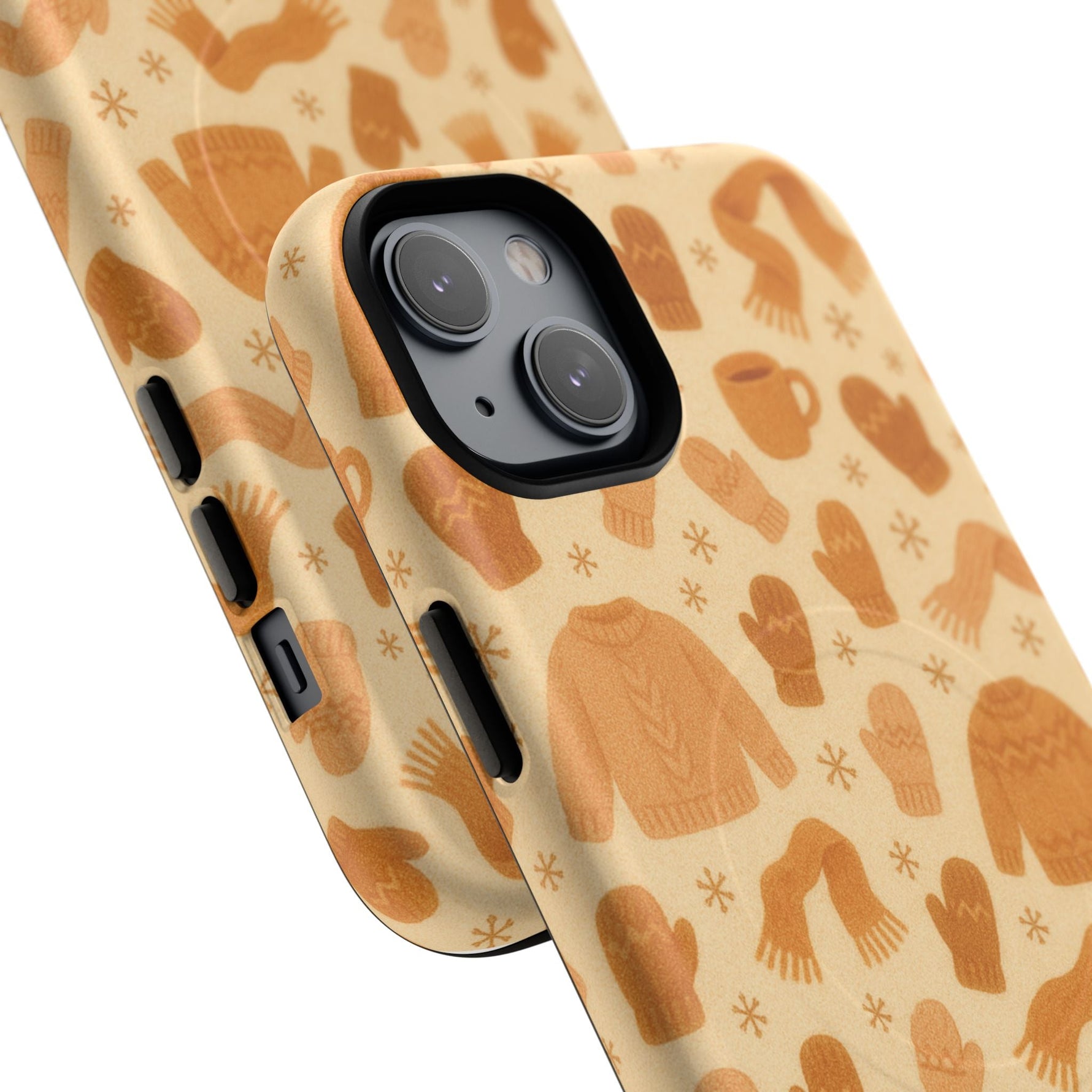 Cozy Winter Sweaters Holidays iPhone Case — Warm Knit Pattern with MagSafe  Shamo's