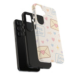 Pastel Love Letter Hearts Impact Phone Case  Shamo's