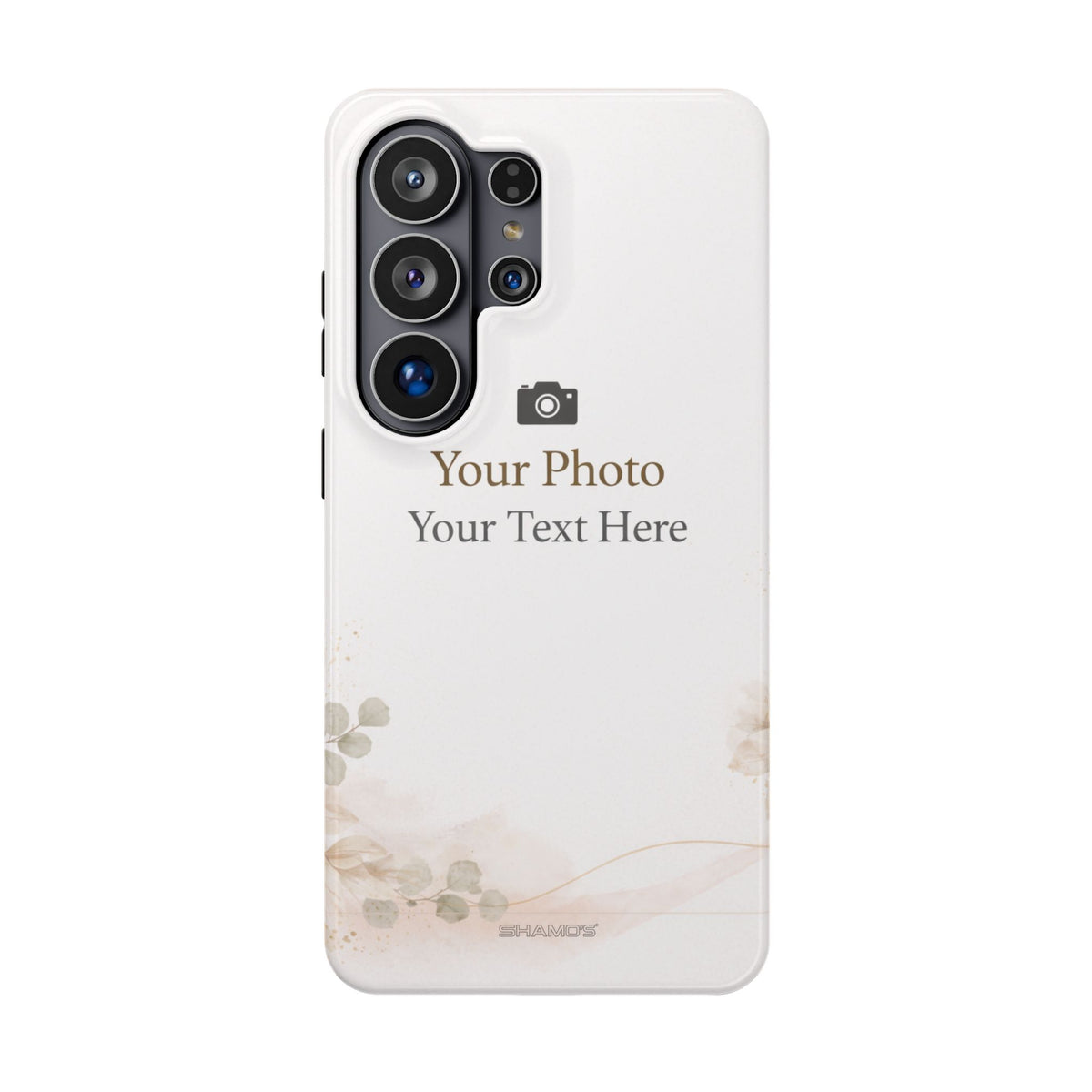 Personalizable Impact-Resistant Phone Case — Add Photo & Text