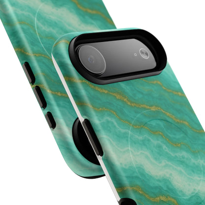 Ocean Marble Flow iPhone Case with MagSafe