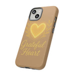 Grateful Heart iPhone Case — Warm Neon Heart  Shamo's