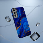 Blue Gold Marble Phone Case  Shamo's