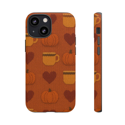 Fall Pumpkin & Coffee iPhone Case - Shamo's