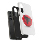 Tough Phone Cases with Albanian soccer flag - Shamo's