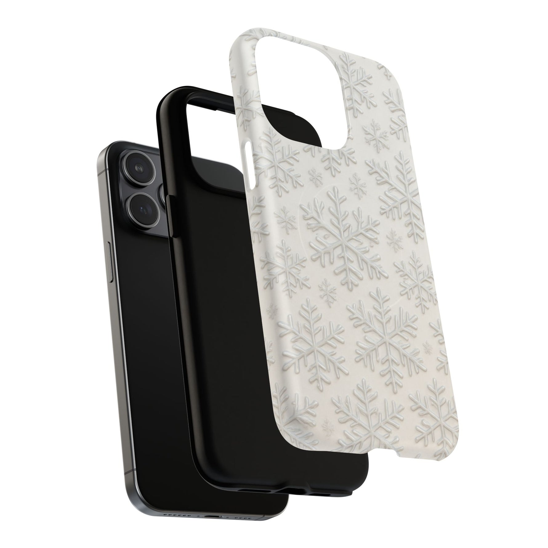 Snowflake Texture iPhone Case compatible with MagSafe - Shamo's