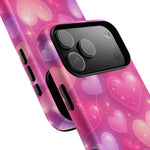 Glitter Hearts Cases for iPhones with MagSafe  Shamo's