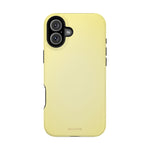 Baby Yellow Solid Color MagSafe Compatible Impact-Resistant Phone Case | Slim Protective Cover