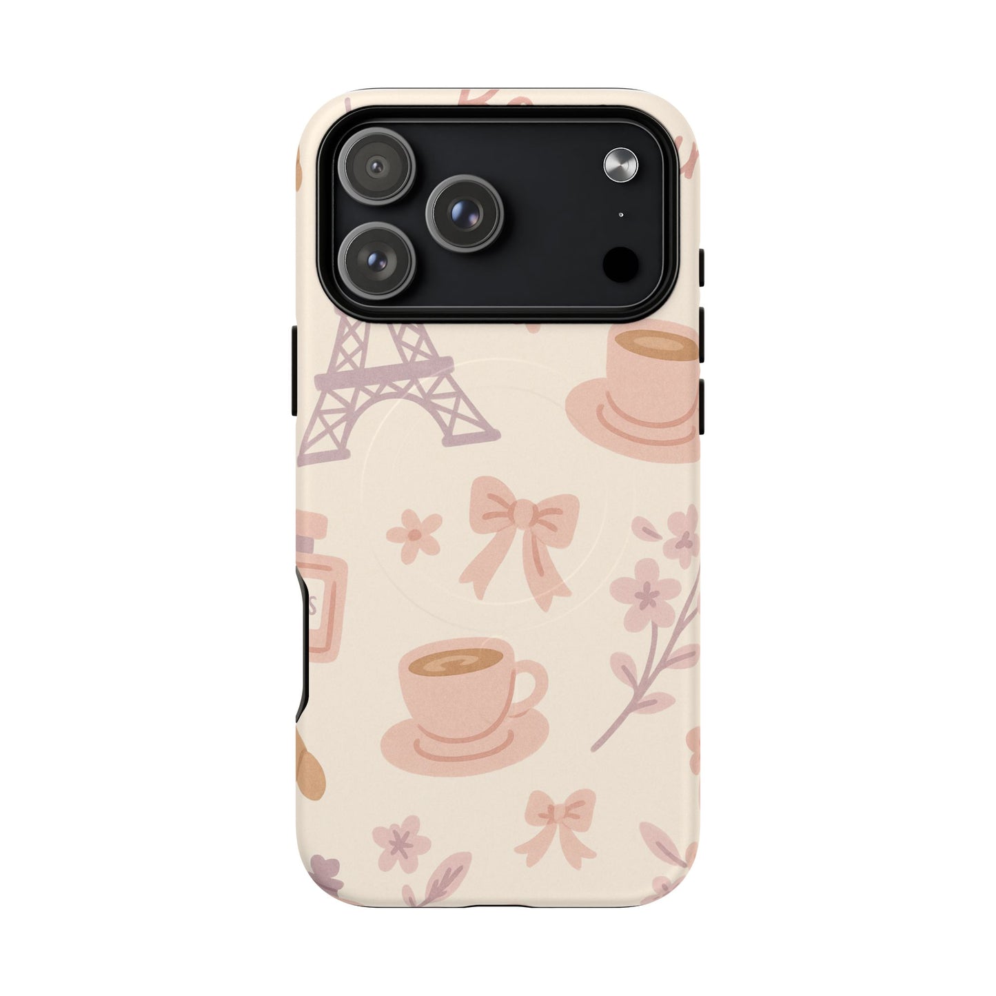 Chic Parisian iPhone Case - with Eiffel Tower Design | MagSafe