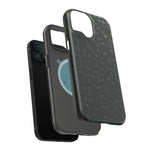 Dark Carbon Fiber Texture Magnetic Impact-Resistant iPhone Case | MagSafe compatible  Shamo's
