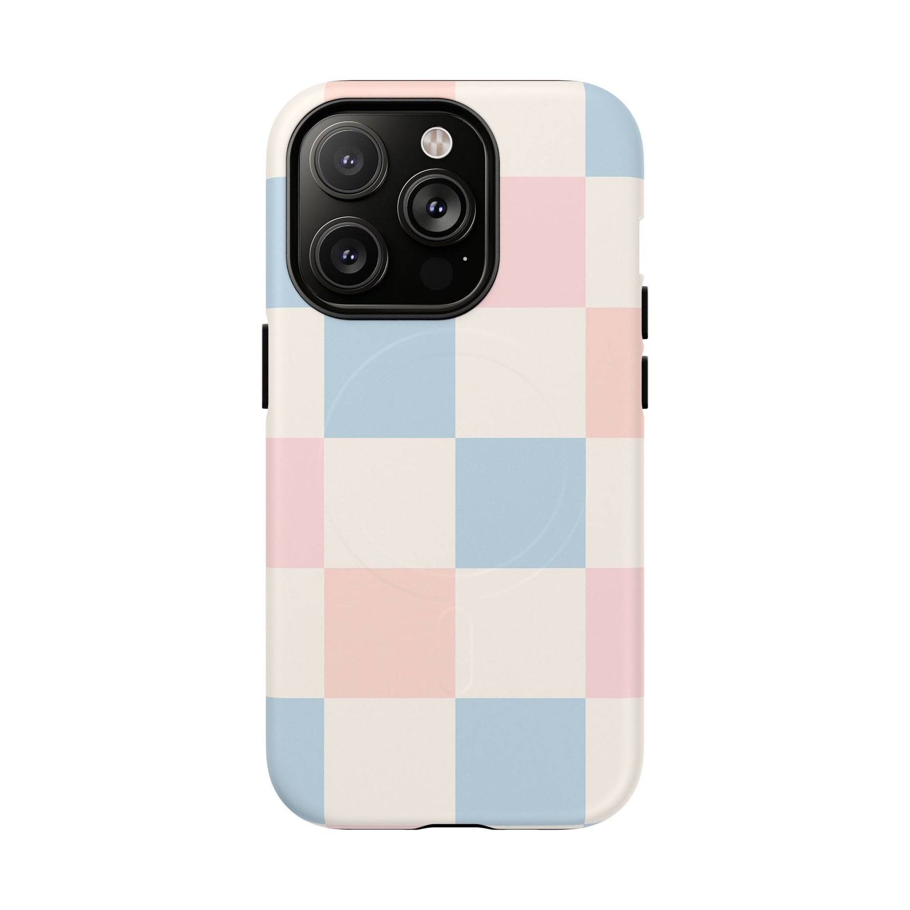 Pastel Checkerboard Pattern iPhone Cases - MagSafe - Shamo's