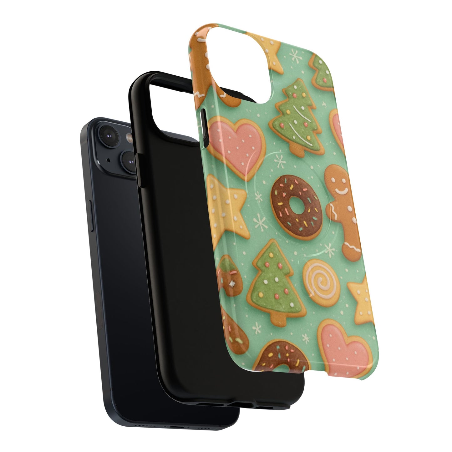Holiday Cookie Pattern iPhone Case — MagSafe compatible