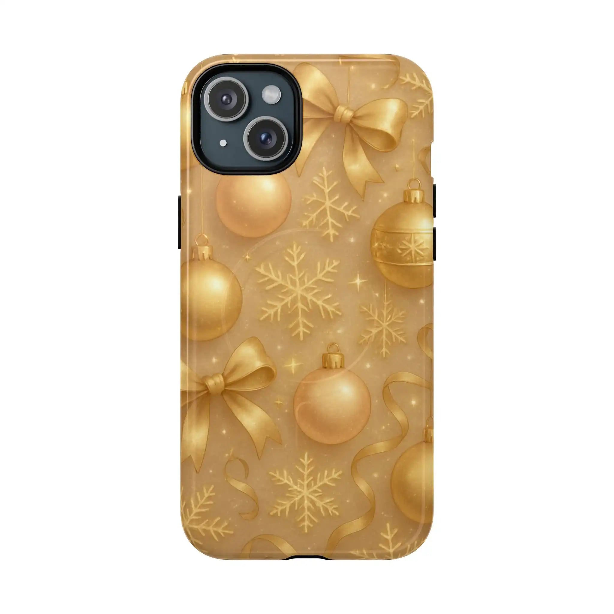 Holiday Gold Ornament iPhone Case | Compatible with MagSafe - Shamo's