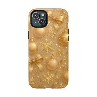 Holiday Gold Ornament iPhone Case | Compatible with MagSafe - Shamo's