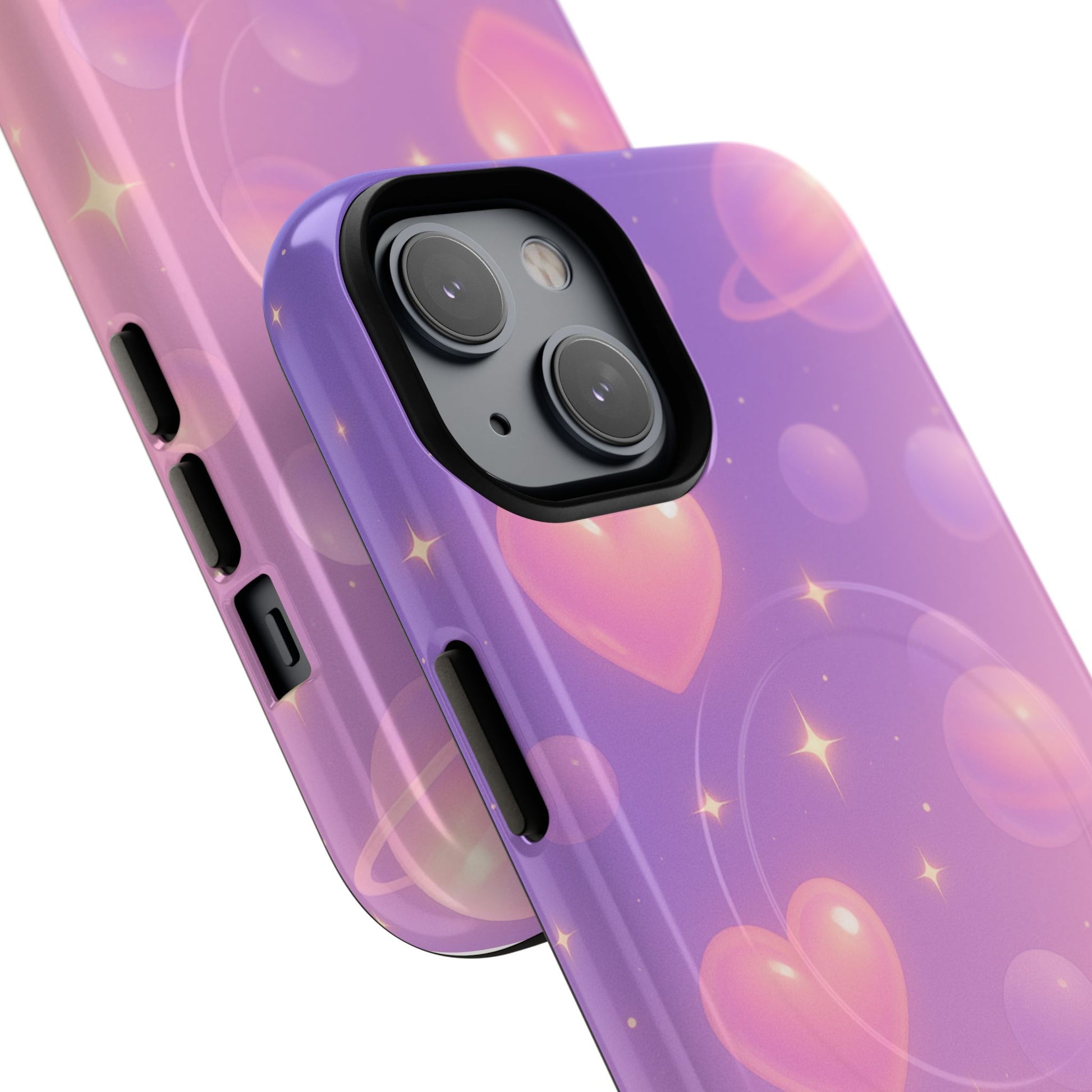 Galactic Hearts iPhone Case with MagSafe - Shamo's