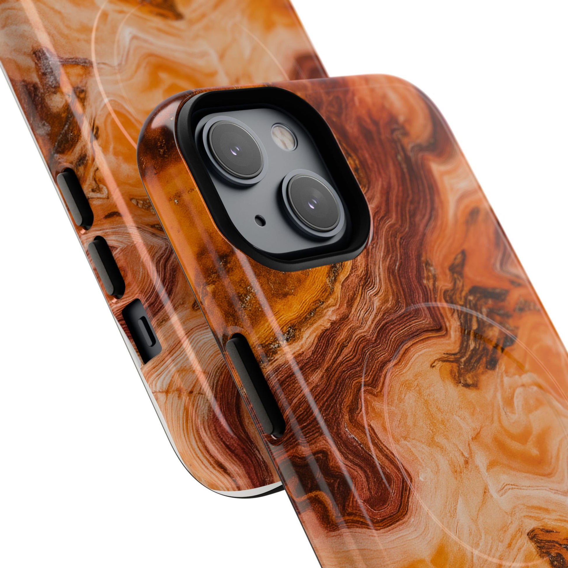 Amber Agate Marble iPhone Case — compatible with MagSafe - Shamo's