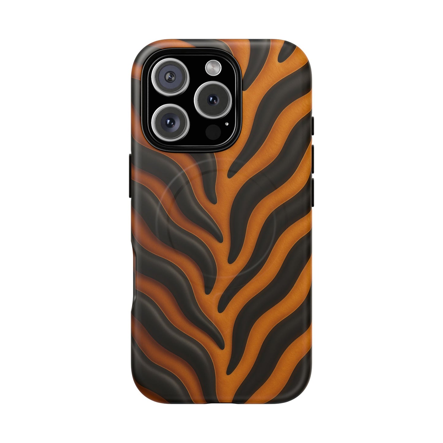 Fierce Tiger Striped iPhone Case - Works with MagSafe