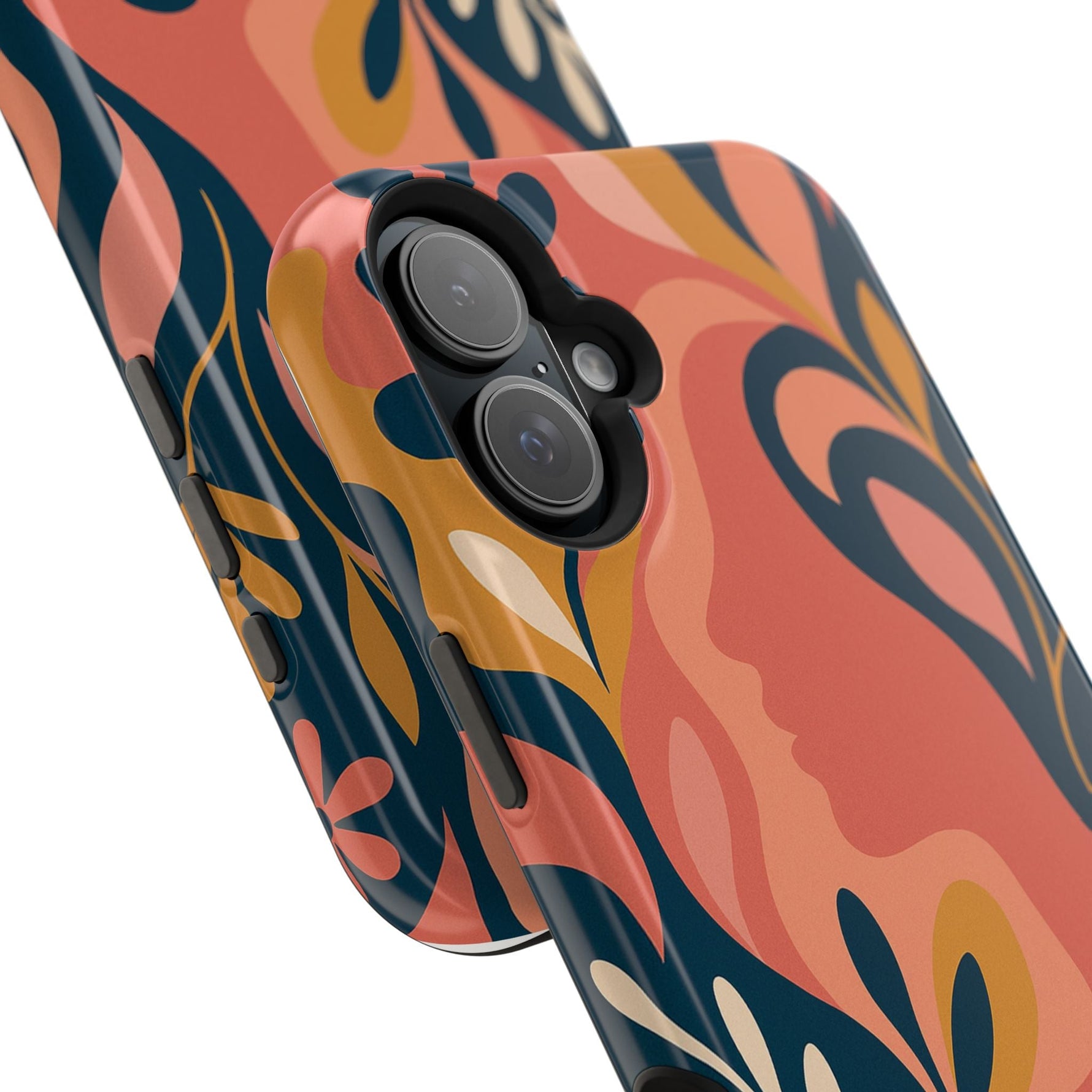 Floral Feminine Abstract MagSafe Impact-Resistant iPhone Case  Shamo's