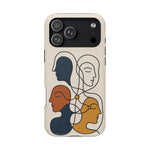 "Connected Lines" Minimalist iPhone Case — MagSafe, Magnetic Impact-Resistant  Shamo's iPhone 17 Pro Max / Matte