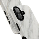 Classic White Marble iPhone Case with MagSafe  Shamo's