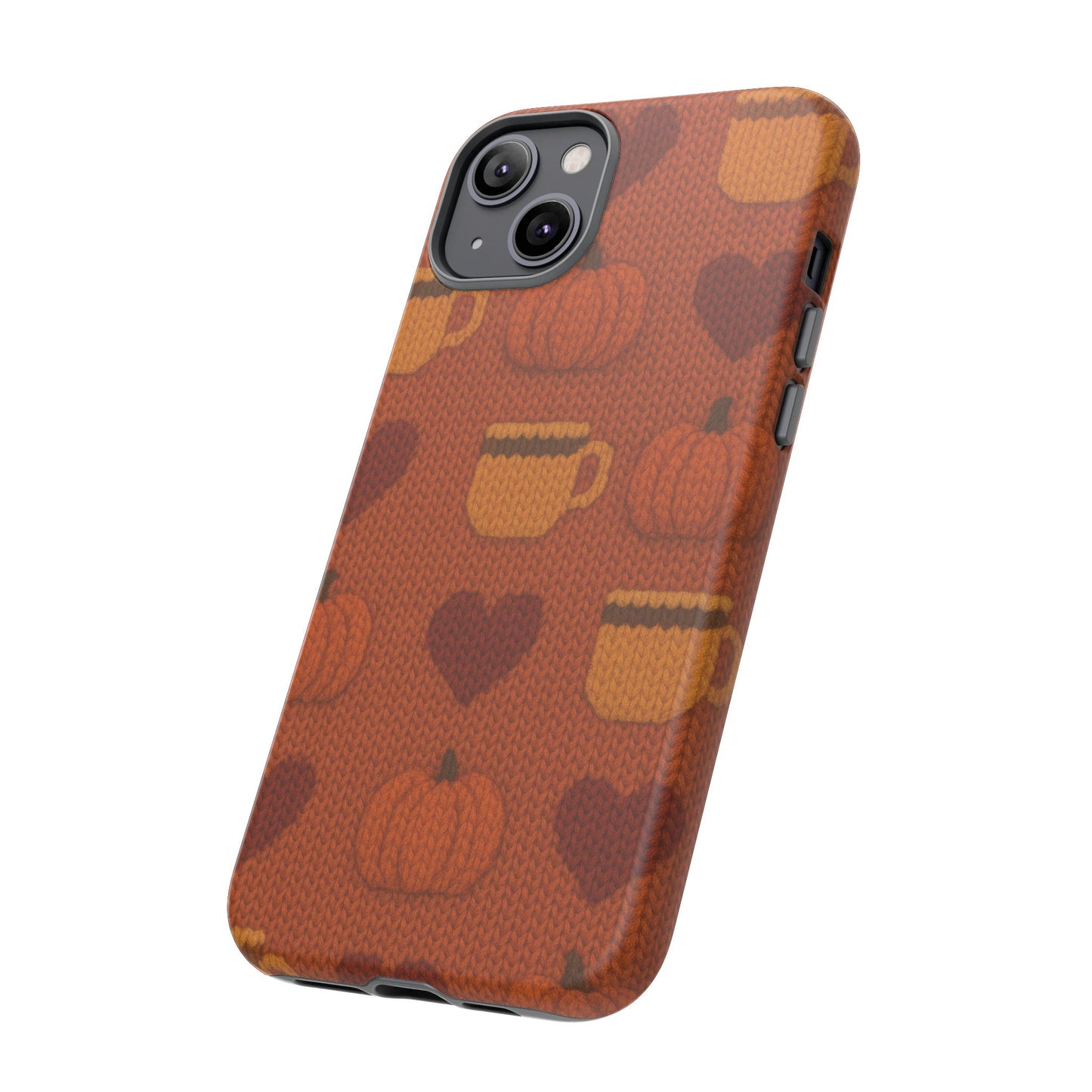 Fall Pumpkin & Coffee iPhone Case