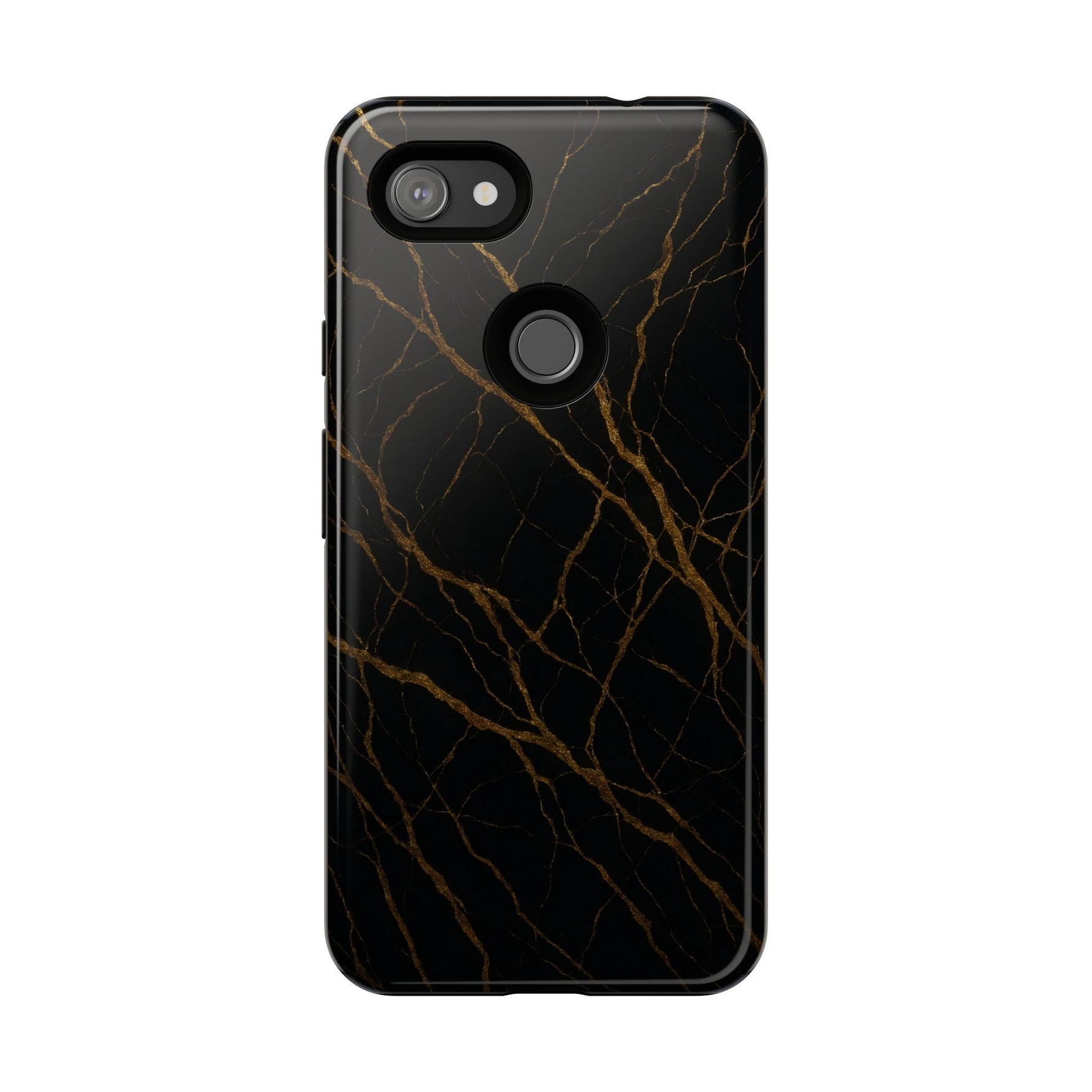 Black Marble Tough iPhone Case  Shamo's Google Pixel 3a XL / Glossy
