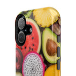 Tropical Fruit Magnetic Impact-Resistant Phone Case with MagSafe