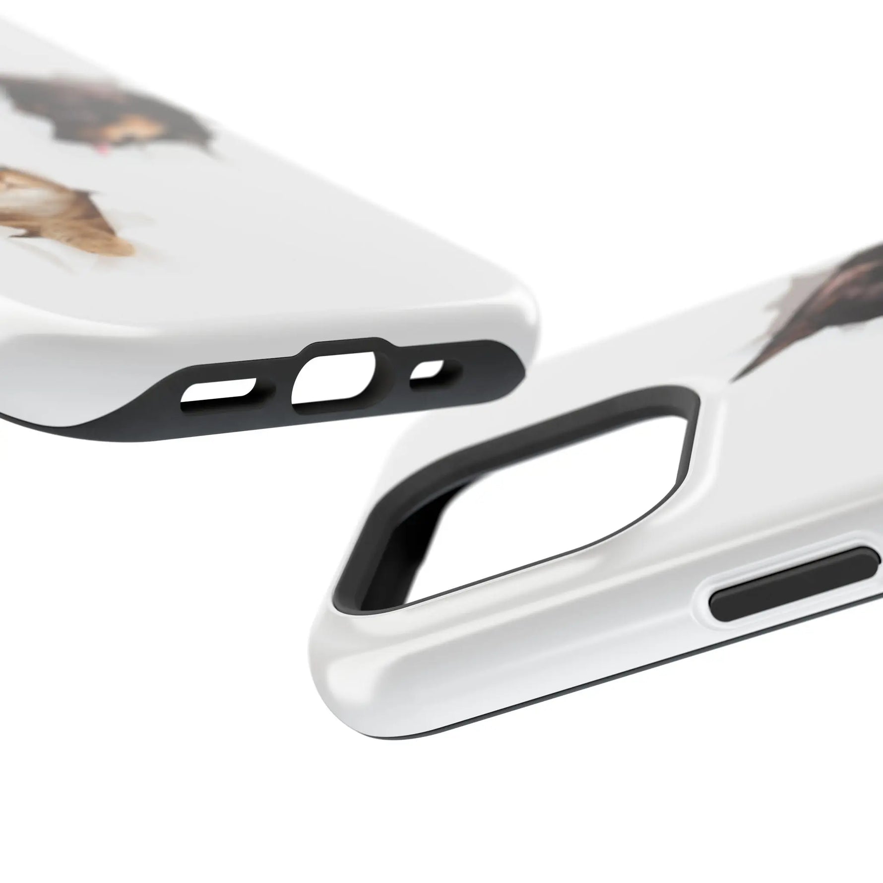 Impact-Resistant Cases with a cat and a dog - Shamo's