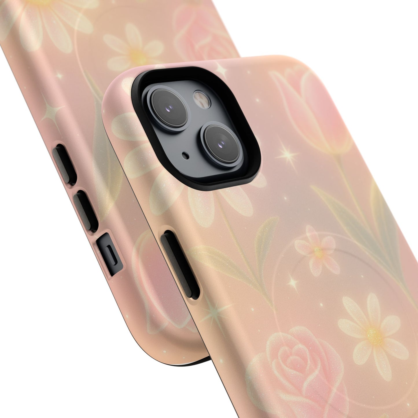 Sparkle Garden Floral iPhone Case with MagSafe