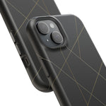 Black Geometric Design iPhone Case | MagSafe  Shamo's